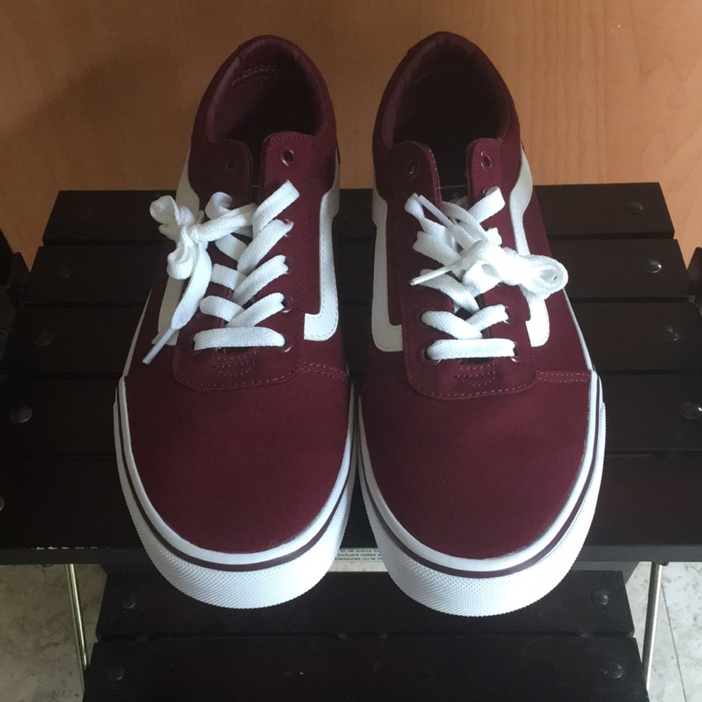 Burgandy Vans